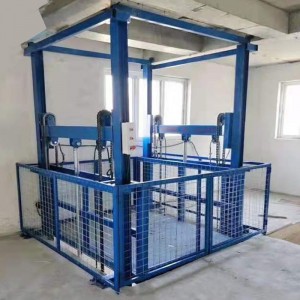 Cargo Lifts Elevator Warehouse,Cargo Lifts Elevator,Industrial Warehouse Freight Elevator Hydraulic Guide Rail Small Cargo Lift