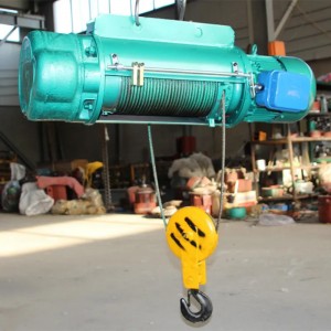 1 2 3 5 10 Ton Electric Wire Rope Hoist Wireless Remote Control Steel Cable Electric Crane Winch