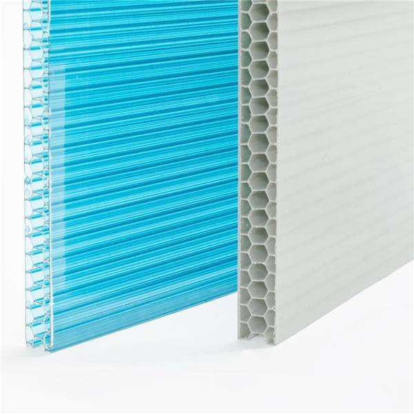 4m-20mm recycled Honeycomb PC hollow polycarbonate ntawv