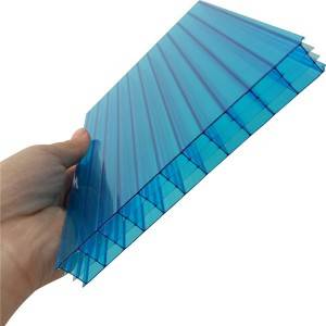 Fixed Competitive Price Polycarbonate Flexible Sheet - Lexan four Layer Multiwall 20mm Polycarbonate Roofing Sheet – JIAXING