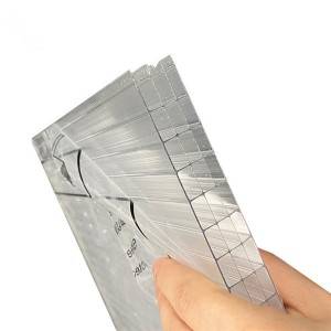 Rapid Delivery for Uv Coated Embossed Polycarbonate Sheet - Four wall Lexan polycarbonate sheet – JIAXING