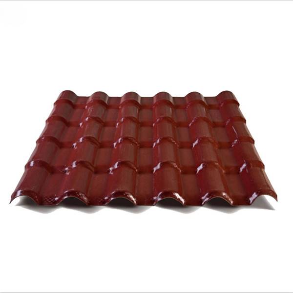 China Rome Type ASA Synthetic Resin Pvc Roof Sheet Fabricantes e provedores |JIAXING