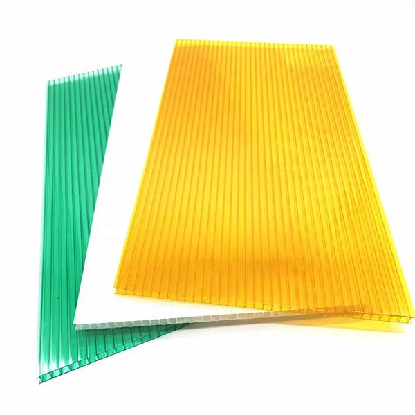 China Pc Twin-Wall Transparent 8Mm Polycarbonate Hollow Sheet Fabricantes e provedores |JIAXING