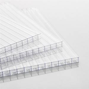 OEM Manufacturer Multi-Wall Polycarbonate Sheet - three layers transparent bayer hollow polycarbonate sheet – JIAXING