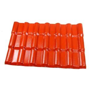 Топлоизолация Испански стил Пластмасови строителни материали Синтетична смола Керемиди