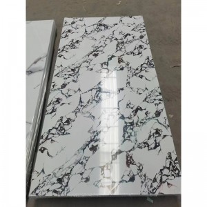 Babban Ayyukan PVC UV Marble Panel Sheets
