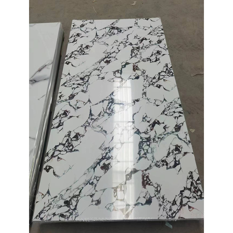 Augstas veiktspējas PVC UV marmora paneļu loksnes
