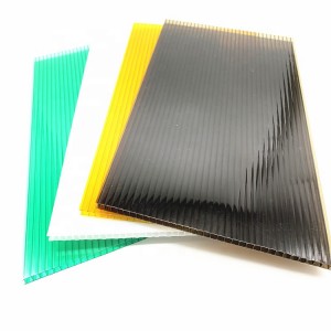 Alta calidad de doble pared/triple pared/cuatro paredes/estructura X/bloqueo en U/hoja solar de policarbonato hueco Honeycomb