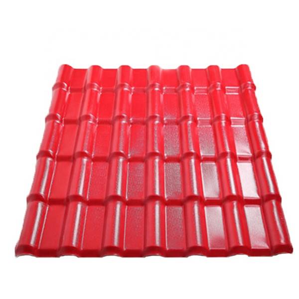 ASA Synthetic Resin Roof Tile Heat Insulation Synthetic UPVC Roofing Tile para sa Villa