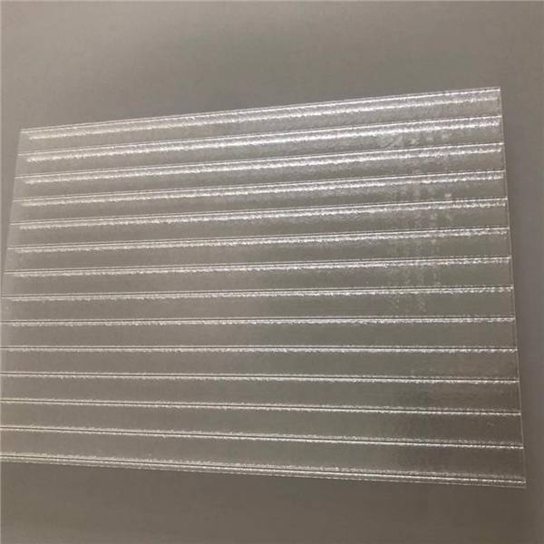 Crystal Bright Granules Polycarbonate Hollow Sheet