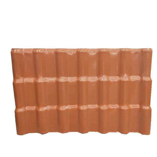 Tile Roof Roof Synthetic ASA Pvc plastaig duilleag