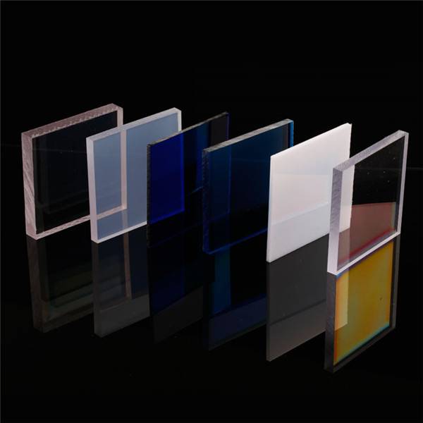 Panel plano de policarbonato lámina de policarbonato sólido UV de 3 mm
