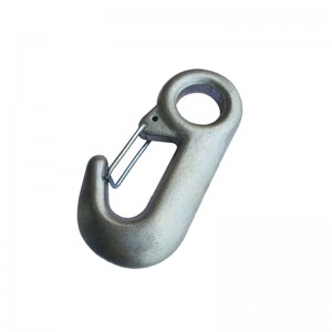 Forged Grab Clip Hook With D Ring