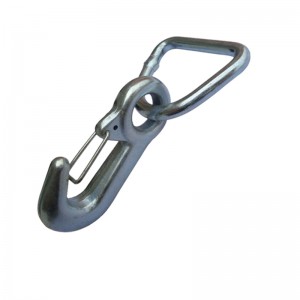 Forged Grab Clip Hook With D Ring