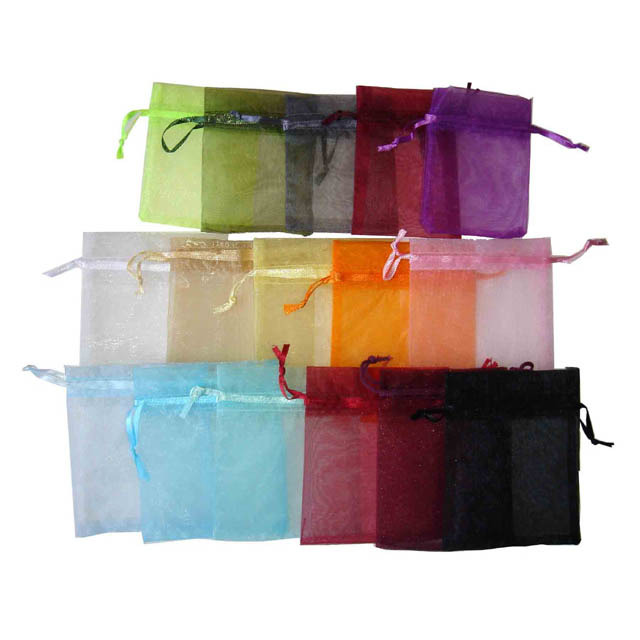 Produto de personalização personalizado, sacos de organza, várias cores, vários tamanhos podem ser personalizados, use para embalagens, sacos de presente