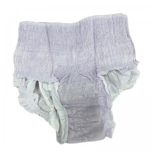 B Grade Plain Purple Diaper Pants