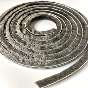 6*6mm 2Fins Silicone Brush sealing strips