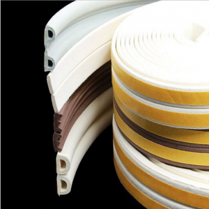D type rubber sealing strip with glue