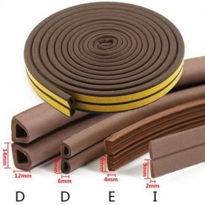 Quoted price for China Adhesive Silicone EPDM Rubber Sealing Strip I P D Shape Edge Door Trim Tape Rubber Seal Strip Window Foam Tape