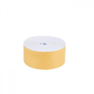Seal Foam Tape,12 Inch W x 18 Inch T Weather Stripping for Door and Window,High Density Single Sided Closed Cell Door Insulation Weather Strip, 3 Rolls Total 50FT ສີຂາວ