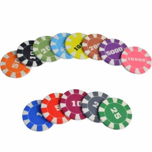 Керамични чипове за покер със стандартен сублимационен печат