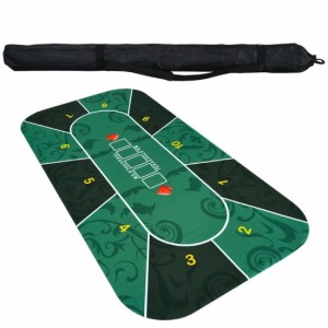 1.8m Mat Casino Cloth Bwrdd Poker