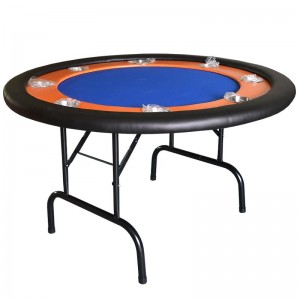 Okrągły stół do pokera w kasynie