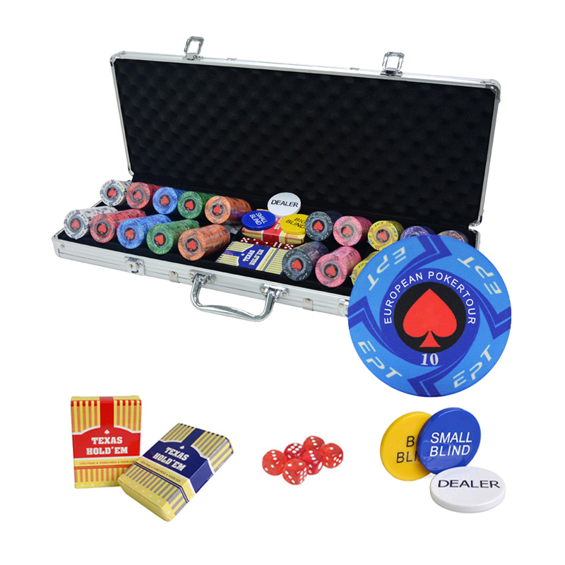Набор керамических фишек Casino EPT в алюминиевой коробке Рекомендуемое изображение
