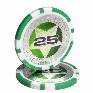 ABS лазер Pentagram покер чипс