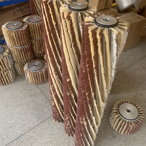 Sisal Sandpaper Oblique Roller Polishing Brush for Wood Polishing Machine