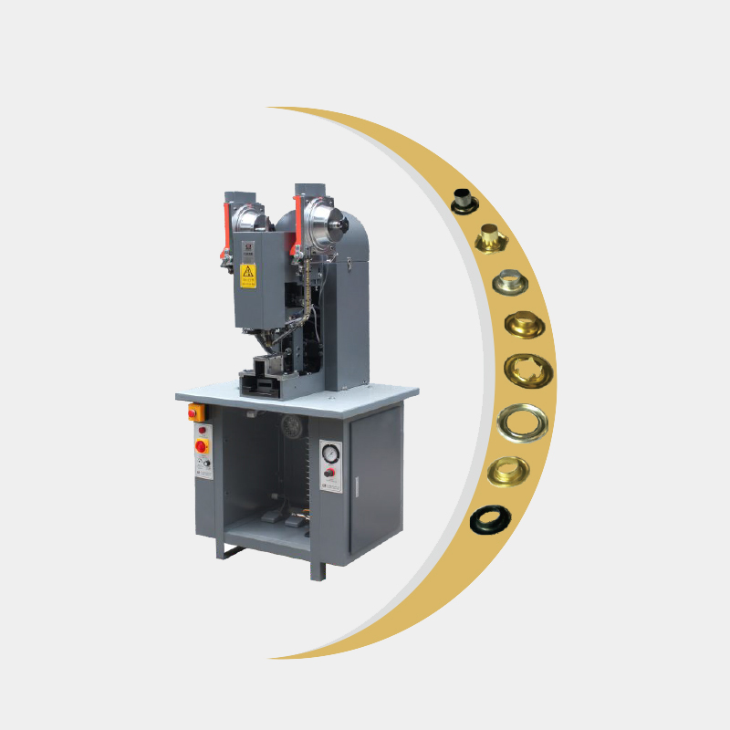 Automatinė perforavimo, ąselių ir kniedijimo mašina (pneumatinė) <nobr>JZ-989GPQ</nobr>