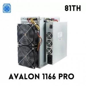 Avalonminer Canaan Avalon A1166 Pro 68. 72. 75. 78. 81. Sha256 BTC Miner
