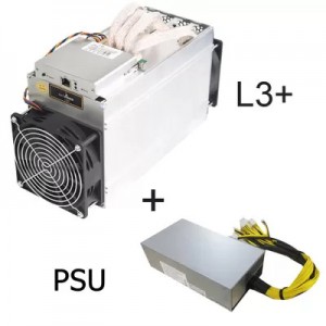 OEM/ODM Supplier Antminer L7 - Bitmain Antmine L3++ 580m With PSU Litecoin Scrypt mining LTC Dogecoin Scrypt Miner  –  KaLe