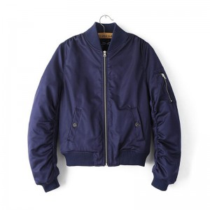 Bakete ea Basali ea Bomber Jacket Casual Jacket Lightweight Zip Up Jacket Coat Windbreaker Outwear
