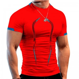 Мужская быстросохнущая влагоотводящая футболка для активных занятий спортом