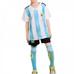 Custom Jersey Soccer Football Shorts සහ Top Set Personalized Team Name/Number/Logo ළමයින් සඳහා සුදුසු