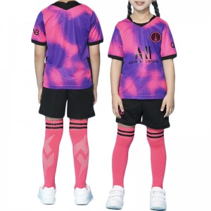 Custom Jersey Soccer Football Shorts na Top Set Personalized Ngaran Tim / Jumlah / Logo Cocog jeung Kids