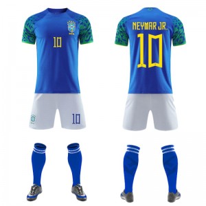 Camisa de futebol personalizada para homens e mulheres, uniformes de futebol com nome e número da equipe