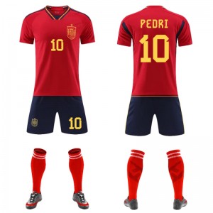 Uniformes de futbol de samarreta personalitzada per a homes i dones amb el logotip del número de l'equip