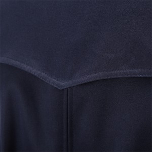 Kaviri Breasted Trench Coat Casual Lapel Long Sleeve Windbreaker Jacket