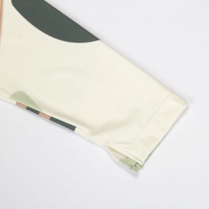 Froulju Printing Long Sleeve Round Neck Top