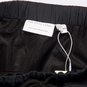 Damskie luźne spodnie ze sznurkiem i kieszenią