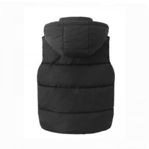 Kids Padded Vest Winter Puffy detachable Corvus Zipper manicis Jacket