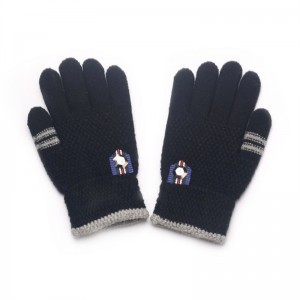 Παιδικά χειμωνιάτικα γάντια για αγόρια κορίτσια, παιδικά γάντια με ζεστή μάλλινα επένδυση Θερμικά πλεκτά γάντια