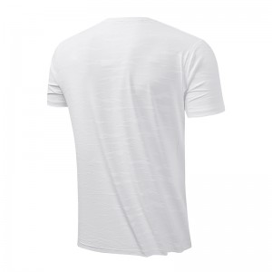 पुरुष 4D क्लाउड पिनहोल क्रू नेक टी शर्ट