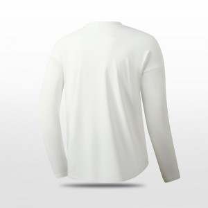 Kaus Leher Kru Lengan Panjang Bulu Kotak-kotak Phantom 4D Pria