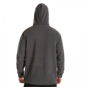 Men Half Zip Hoodies – Polar Fleece Half Zip Pullover Sweatshirt na may mga Pocket