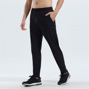 Pantalóns joggers de secado rápido de seda xeada para homes