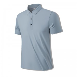 Polo pour hommes avec chemise de golf décontractée d'été multicolore évacuant l'humidité