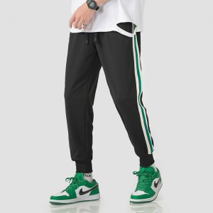 Pantalones deportivos de secado rápido informales con rayas laterales de golf para hombre